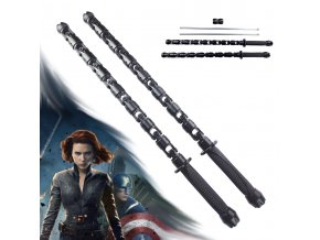 Bojová tyč "BLACK WIDOW STAFF - BLACK" Avengers - Svítící