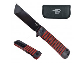 Kapesní nůž "BLACK/RED CARBON FIBRE" BL04C