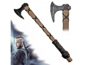 Měkčená vikingská sekera "AXE OF RAGNAR LODBRÓK" - Vikings