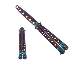 Tréninkový balisong ''CORAL BUTTERFLY''