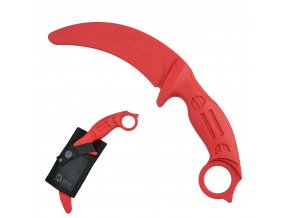 TRÉNINKOVÝ KARAMBIT ''K25 MASTER COMBAT'' ČERVENÝ