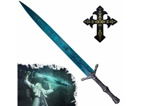 Replika meče "HOLY MOONLIGHT SWORD" s plaketou - Bloodborne