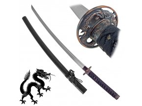 Katana "DRAGON OF JAPAN" tvrdá ocel!