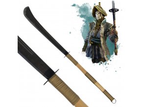 Čínská válečná naginata "PU DAO SOLDIER" oblá