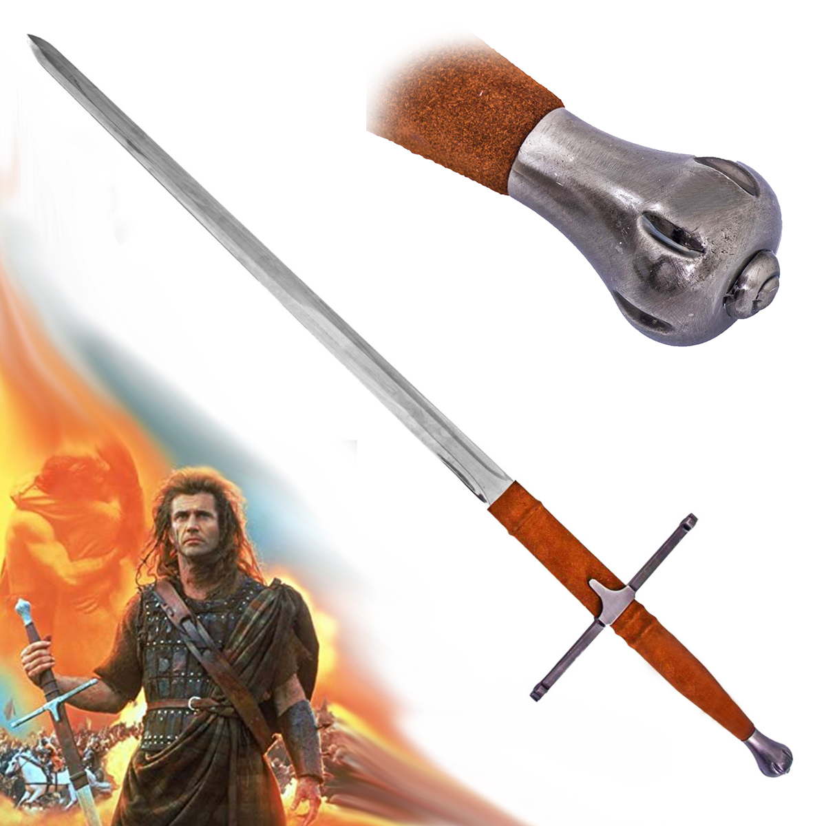 Obou ruční meč "WILLIAM WALLACE" Statečné srdce