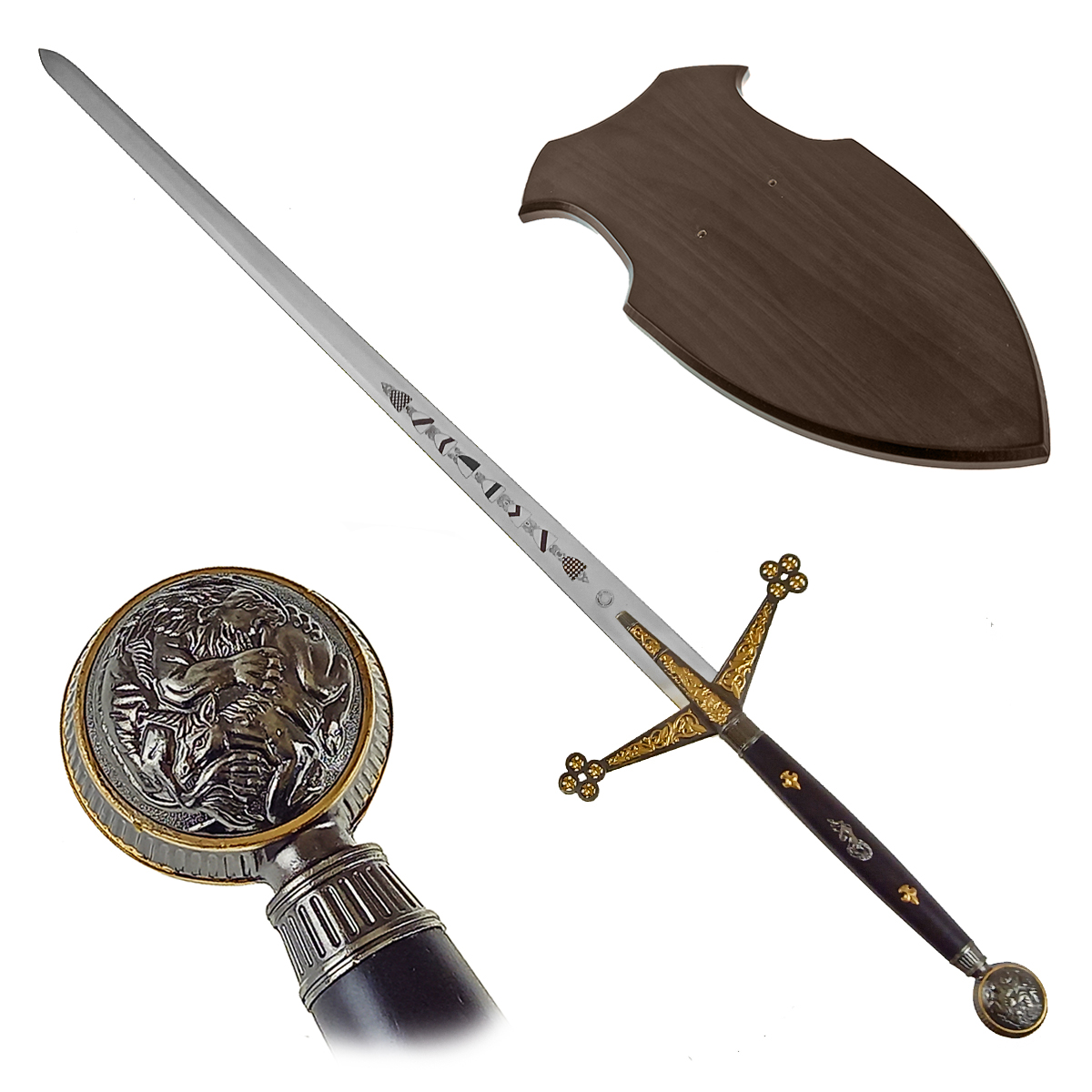 Chladné Zbraně Královský meč "ROYAL CLAYMORE" replika