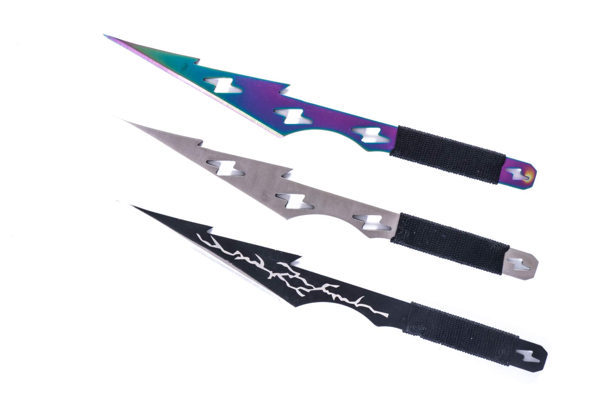 Chladné Zbraně Sada 3 vrhacích nožů "LIGHTNING"