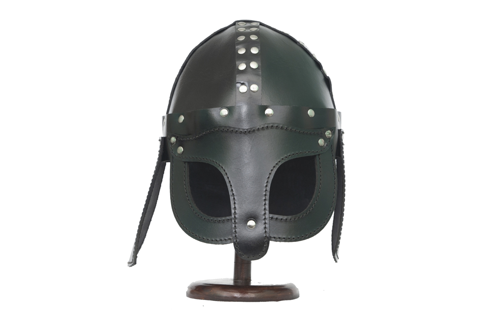 Chladné Zbraně Kožená helma "NORTHERN WARRIOR"