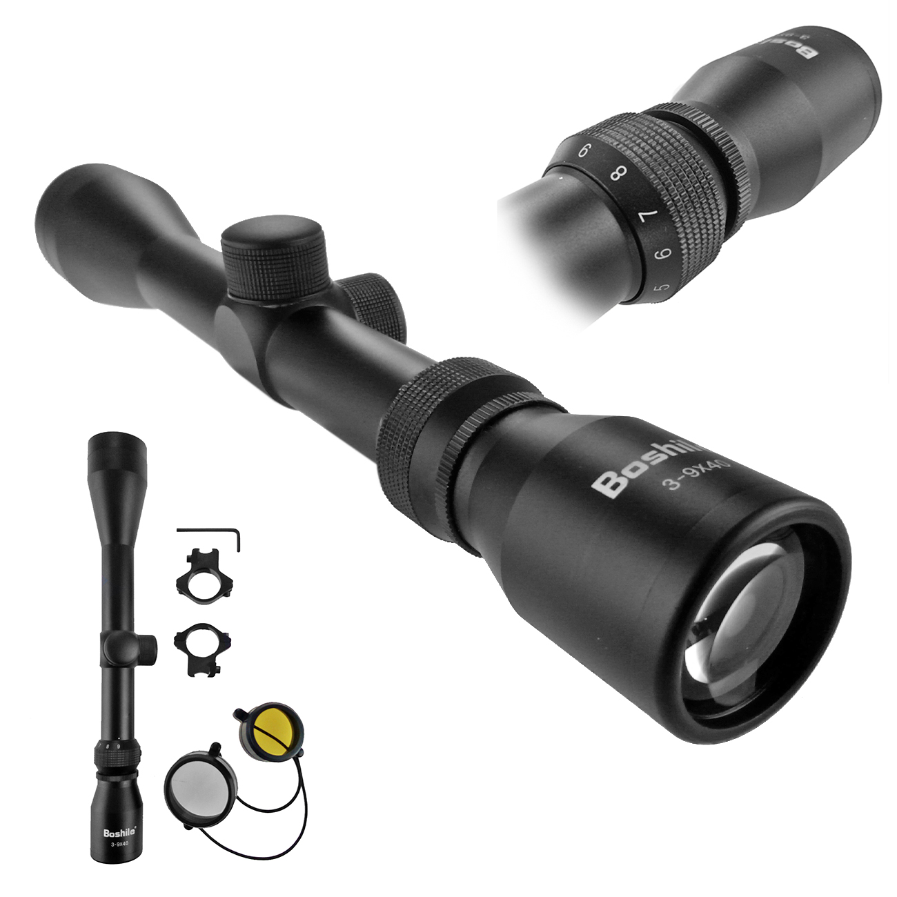 X Optický puškohled „STATIC“ (3 – 9x40 mm)