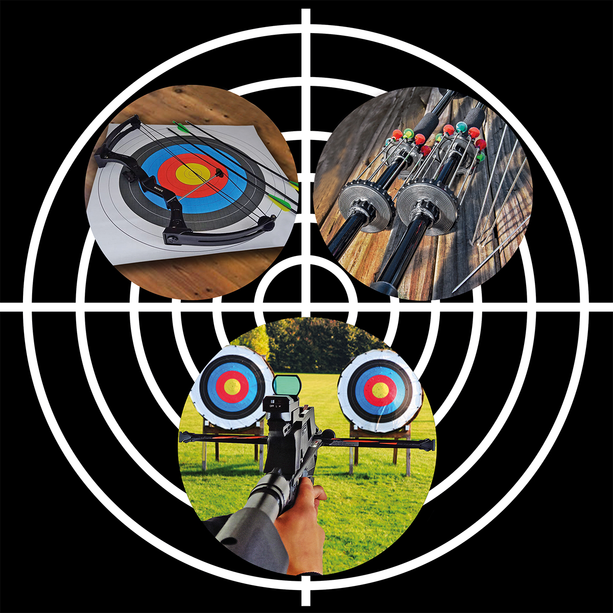 DCHT Střelba z kuše, luku, foukačky, praku 1 osoba: 120 minut