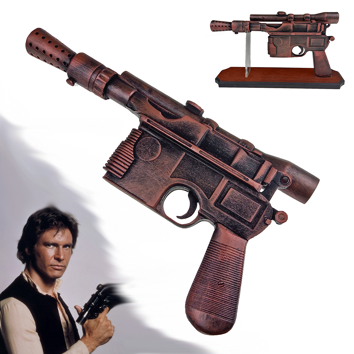CHZ Blaster model DL-44  "HAN SOLO" Star Wars
