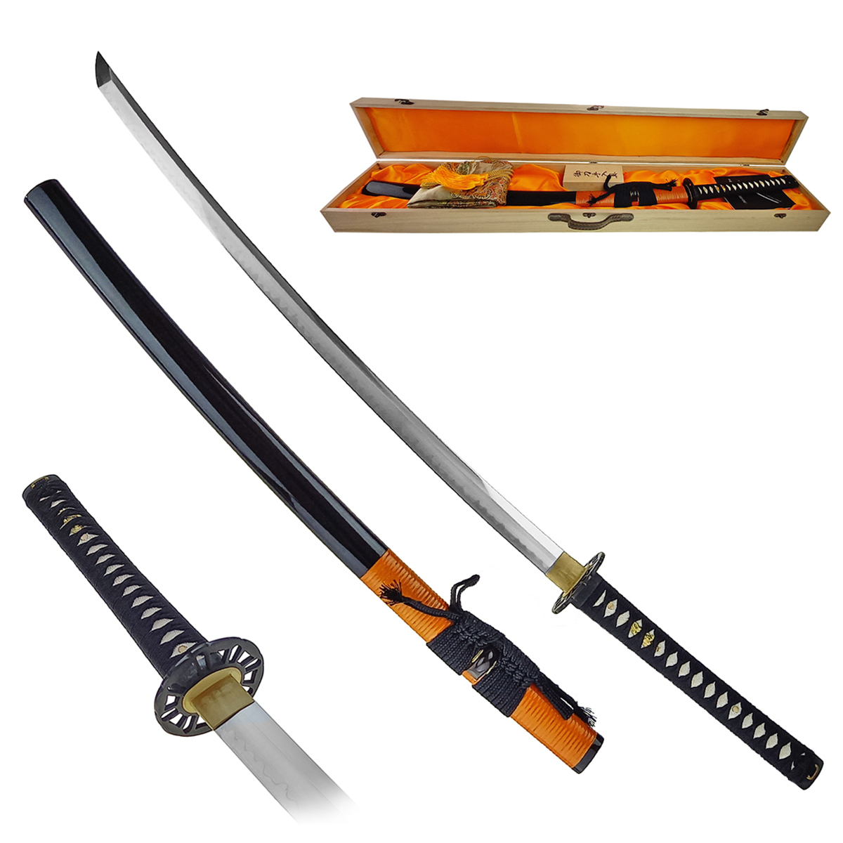 CHZ Samurajský meč "MIJAMOTO MUSASHI" s dřevěným boxem