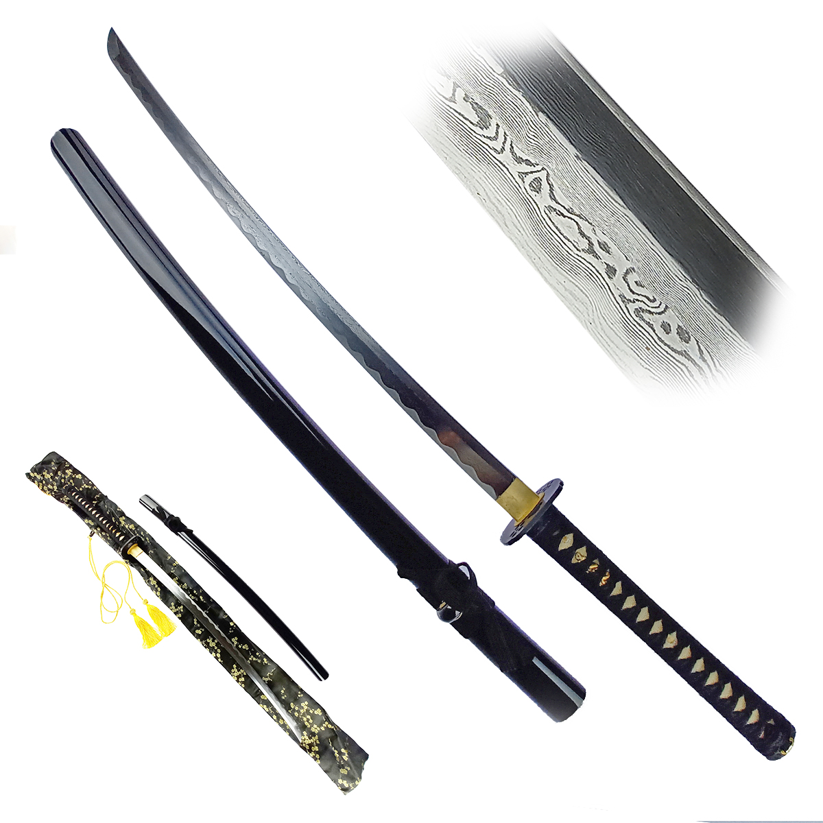 CHZ Damaškový Samurajský meč "WAY OF SAMURAI"