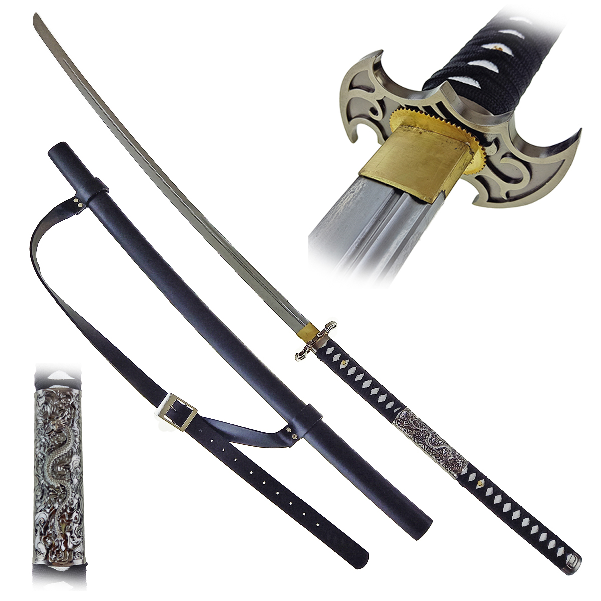 CHZ Funkční Nodači Nagamaki "LIGHTNING SWORD" ostřený!!!