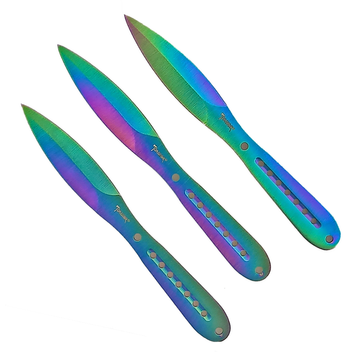 Kandar Sada velkých vrhacích nožů "RAINBOW WING"