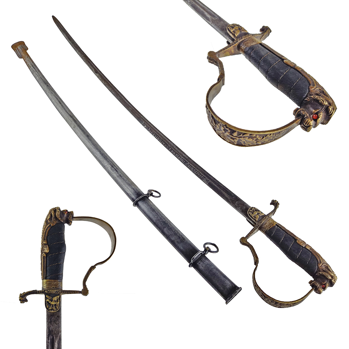 Kandar Historická Pruská šavle "ARTILLERY SOLDIER"