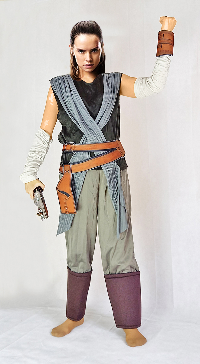 STAR WARS kostým "JEDI TRAINING REY" Epizoda VIII.