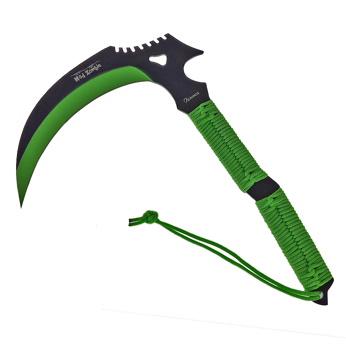 Albainox Postapokalyptická Kama "ZOMBIE SLASHER" zelená