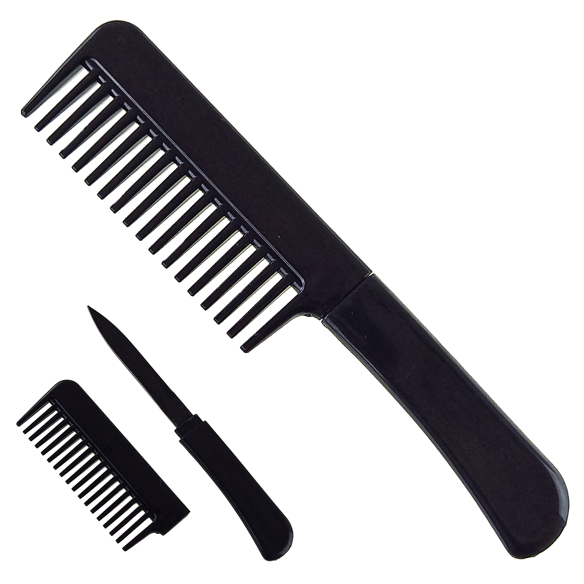 CHZ Hřeben "BLADE IN HAIR" černý