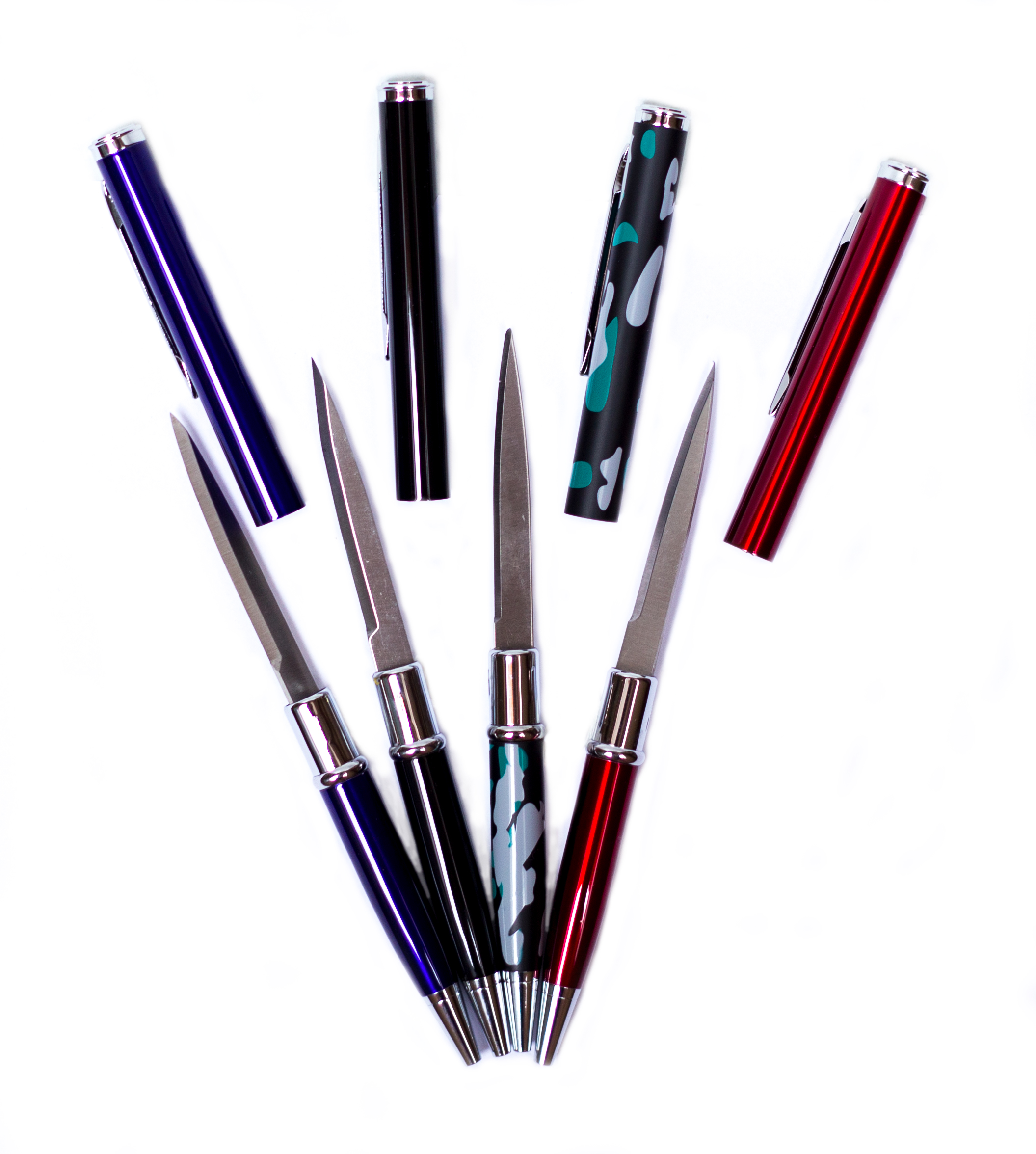 X Propiska s nožem "SPY NEEDLE BLACK" model 2. černá