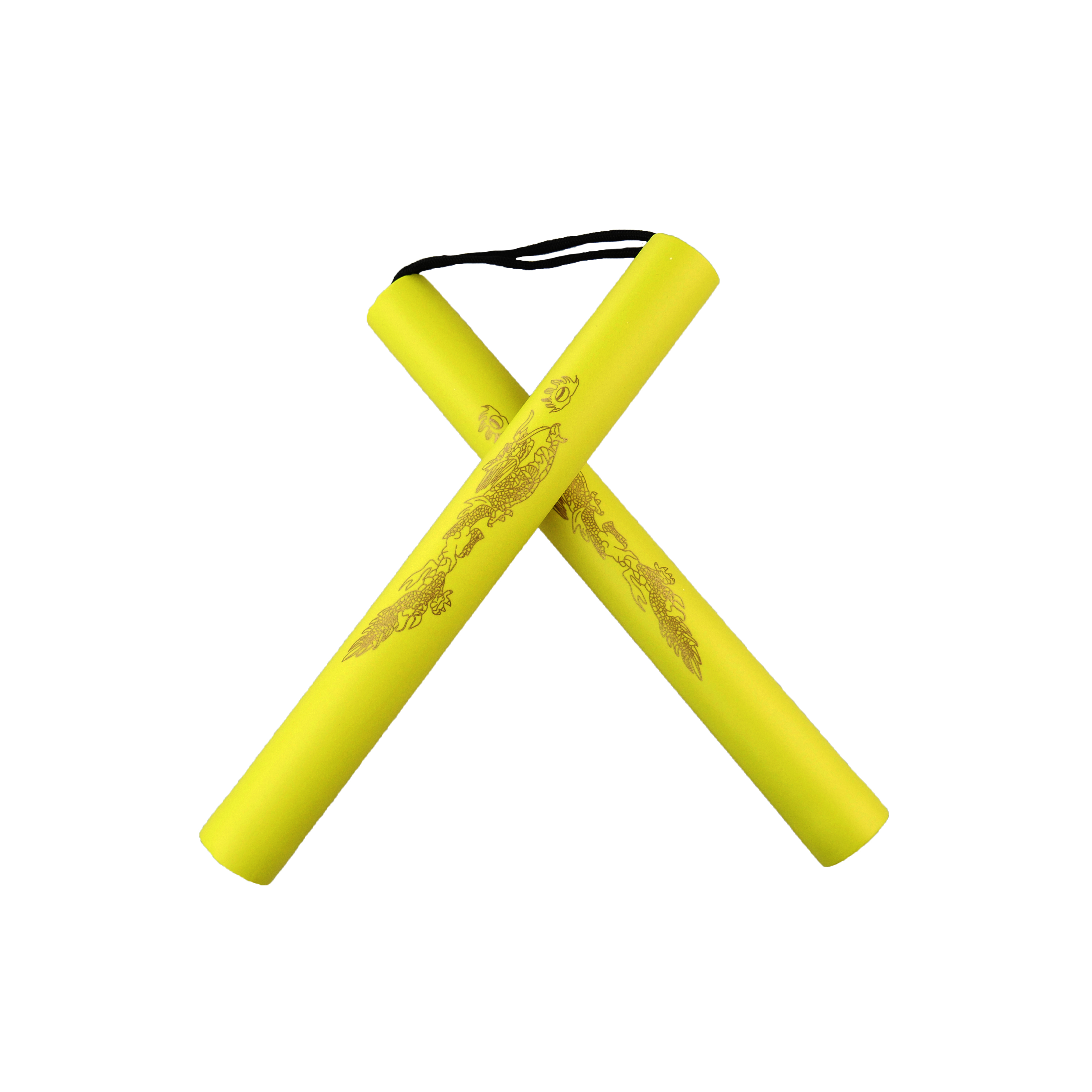 CHZ Tréninkové nunchaku "YELLOW DRAGON" tiché