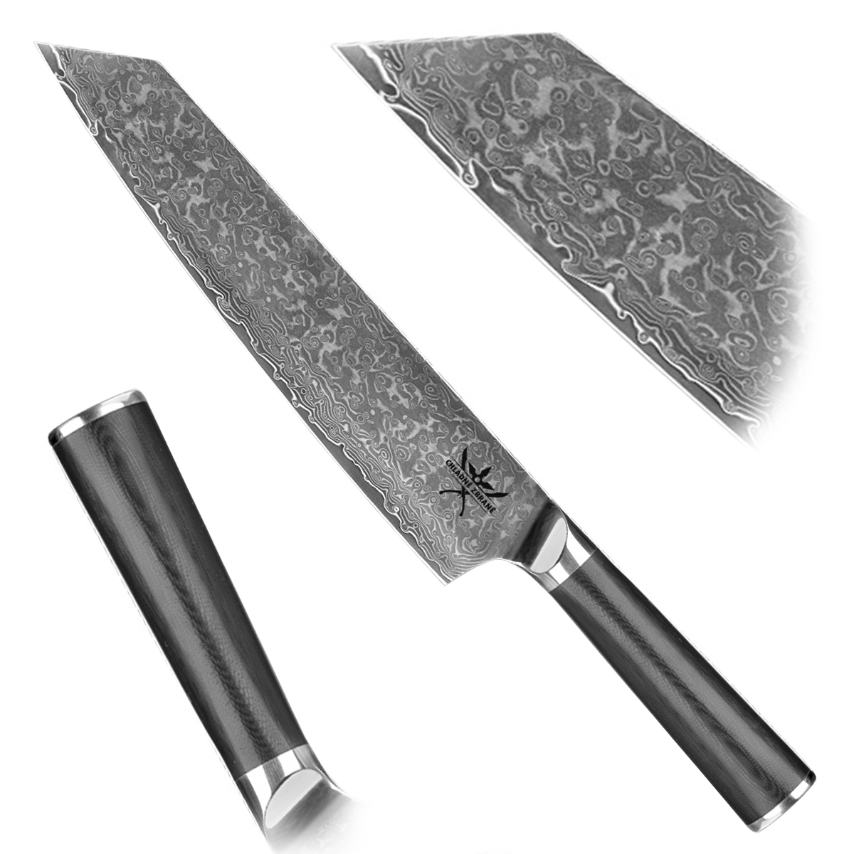 CHZ Šéfkuchařský damaškový nůž "MASTER CHEF" nerezový