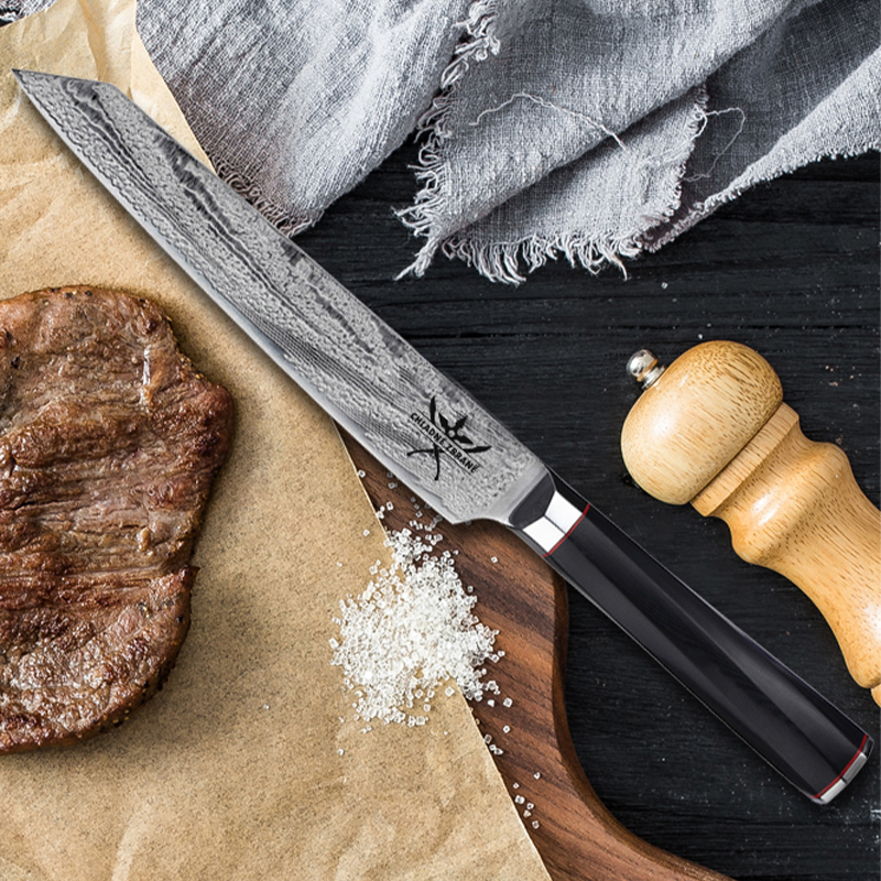 CHZ Damaškový plátkovací nůž  "SLICING" nerezový