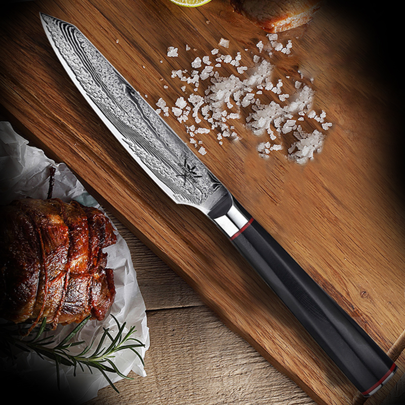 CHZ Víceúčelový damaškový nůž "SMILEY" nerezový