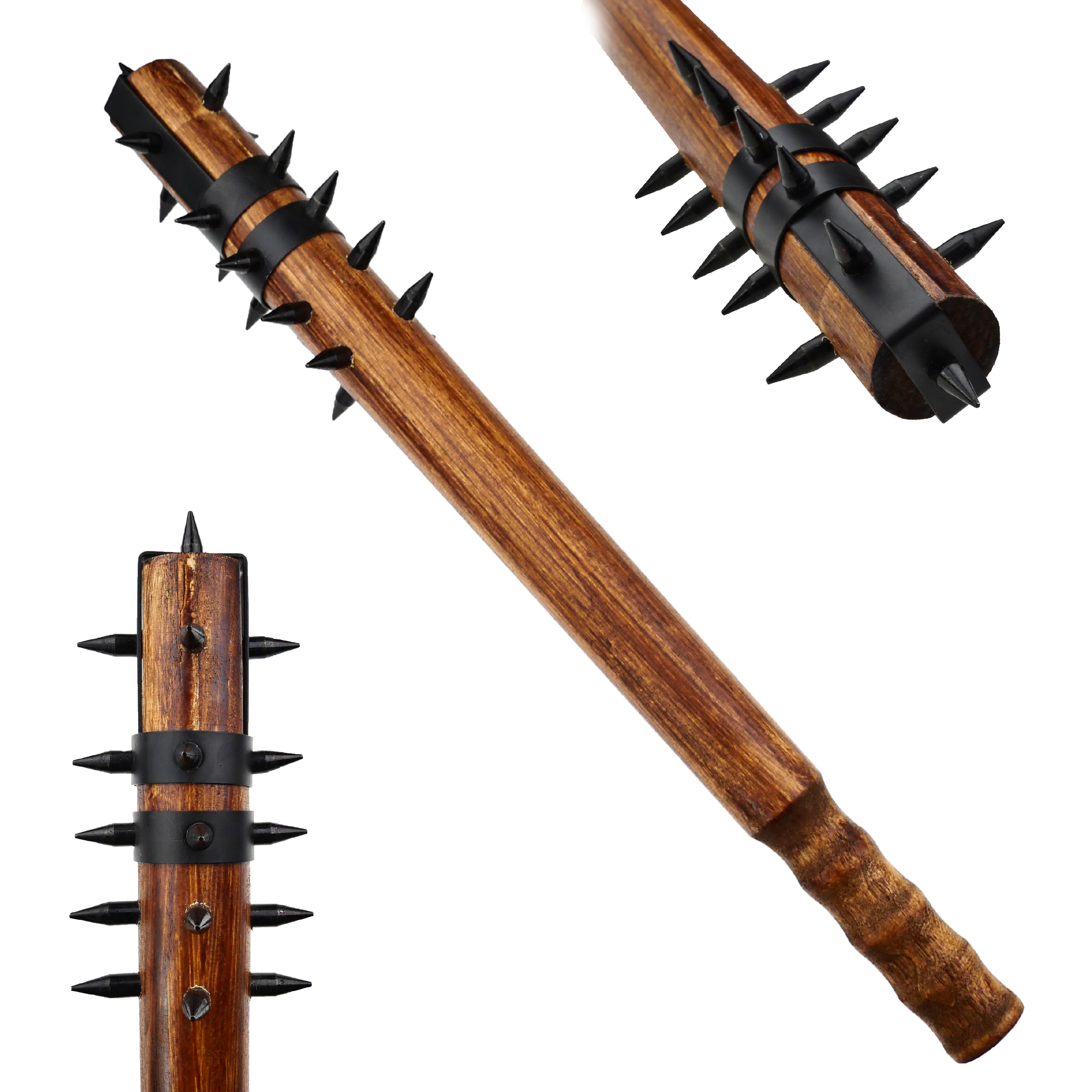 CHZ Masivní funkční kyj "SPIKY" s ocelovými trny / morgenštern