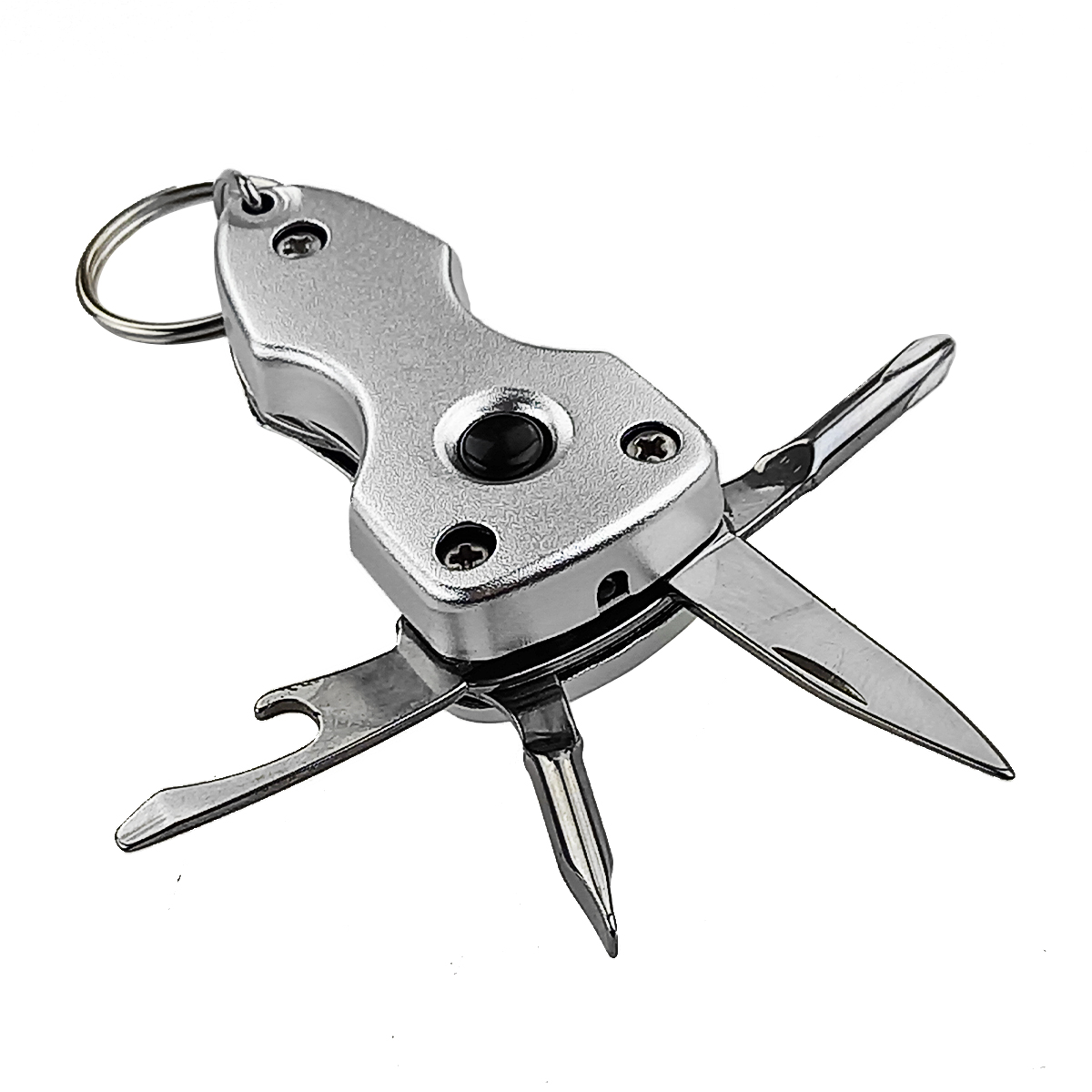CHZ Multifunkční přívěsek na klíče "MULTI KEY" stříbrný