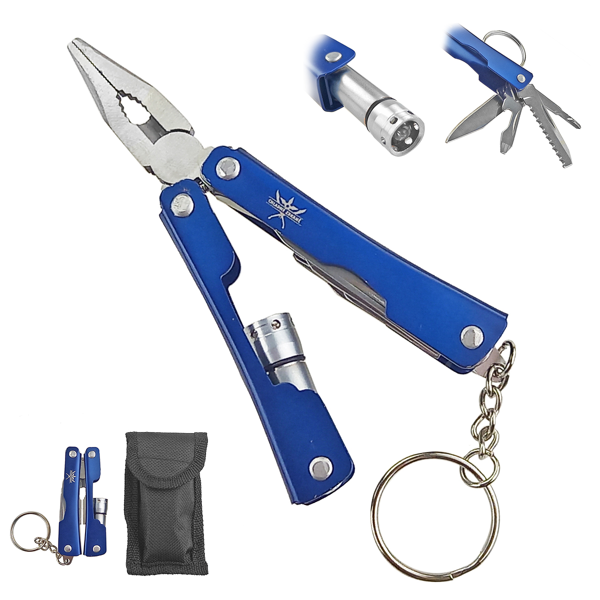 CHZ Multifunkční kleště "KEY PLIERS" na klíče - modrý