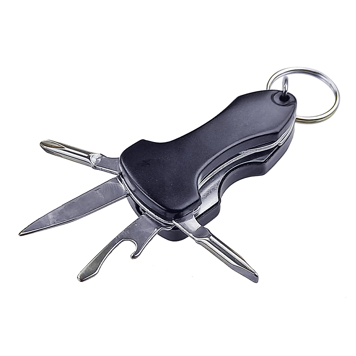 CHZ Multifunkční přívěsek na klíče "MULTI KEY" černý