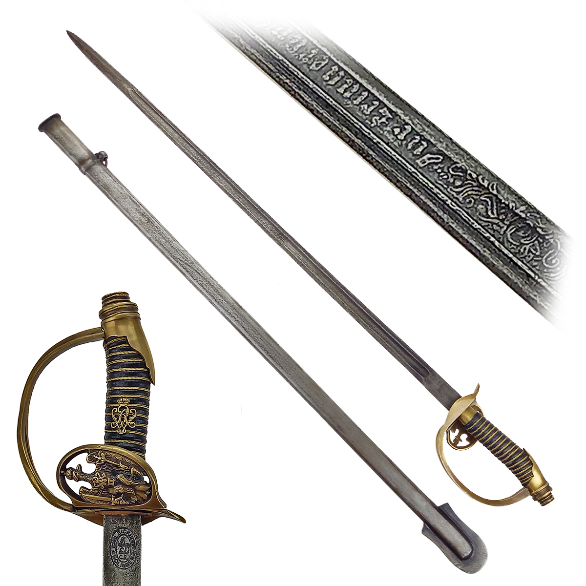 Kandar Historická Pruská šavle "FRIDRICH I."