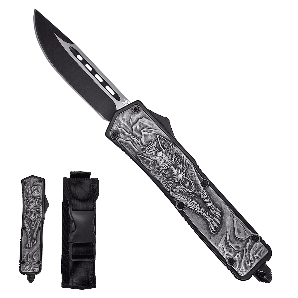 CHZ Čelní vystřelovací OTF nůž "STEEL WOLF" HQ