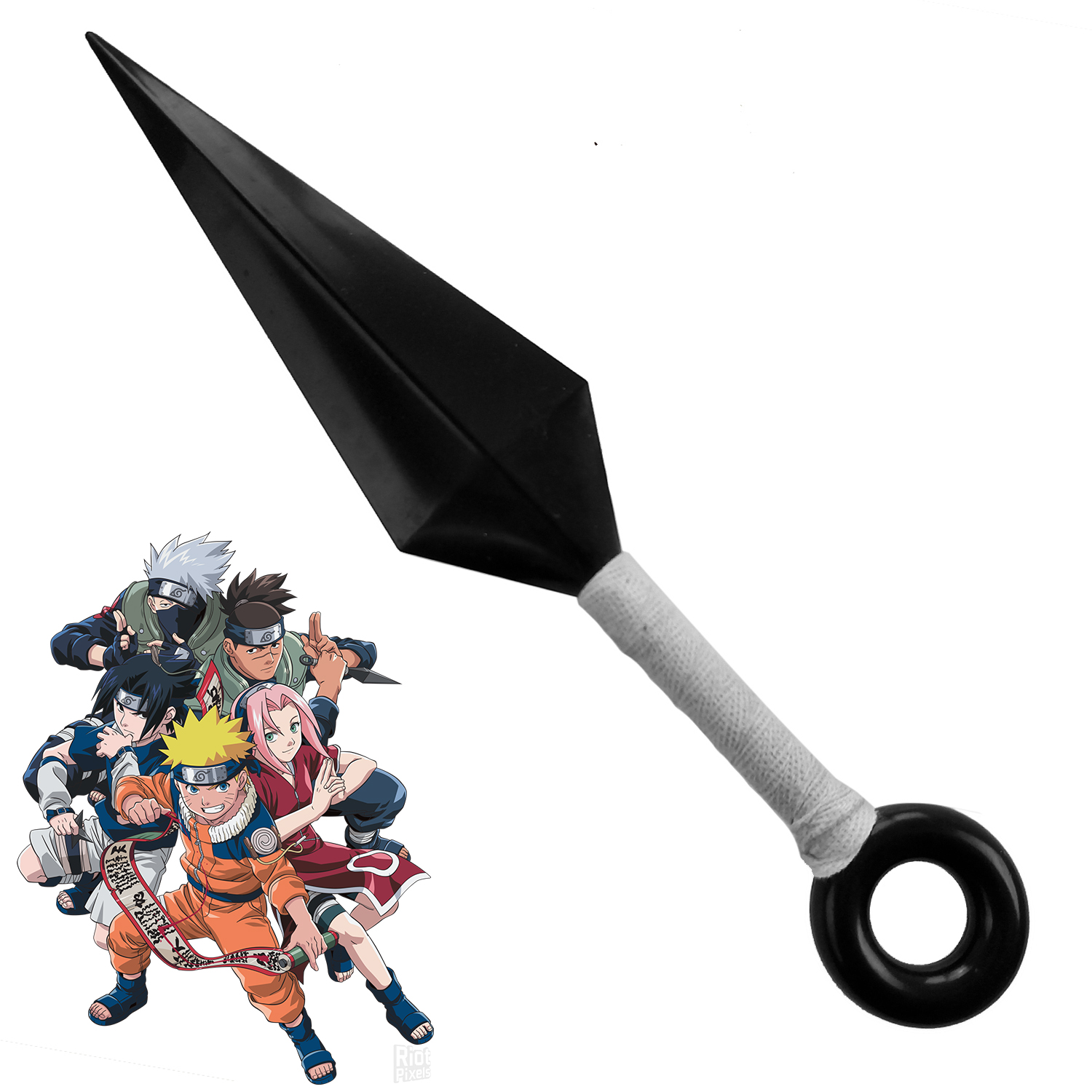 CHZ Naruto vrhací nůž "NARUTO KUNAI" plast, bílý