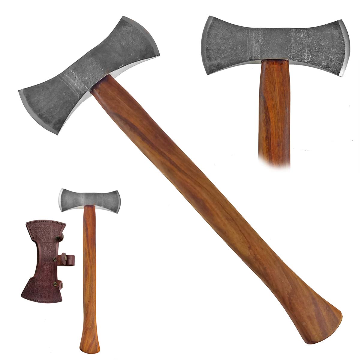 PAK Dvoubřitá sekera "SKELLIGE WARRIOR" kovaná!