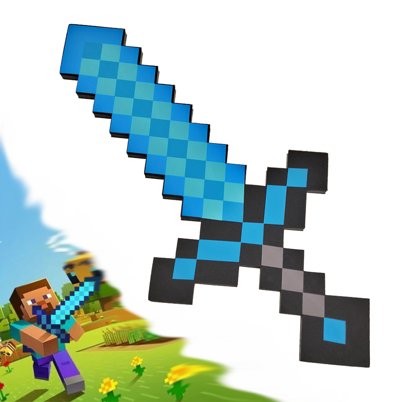 CHZ Minecraft diamantový meč "DIAMOND SWORD"