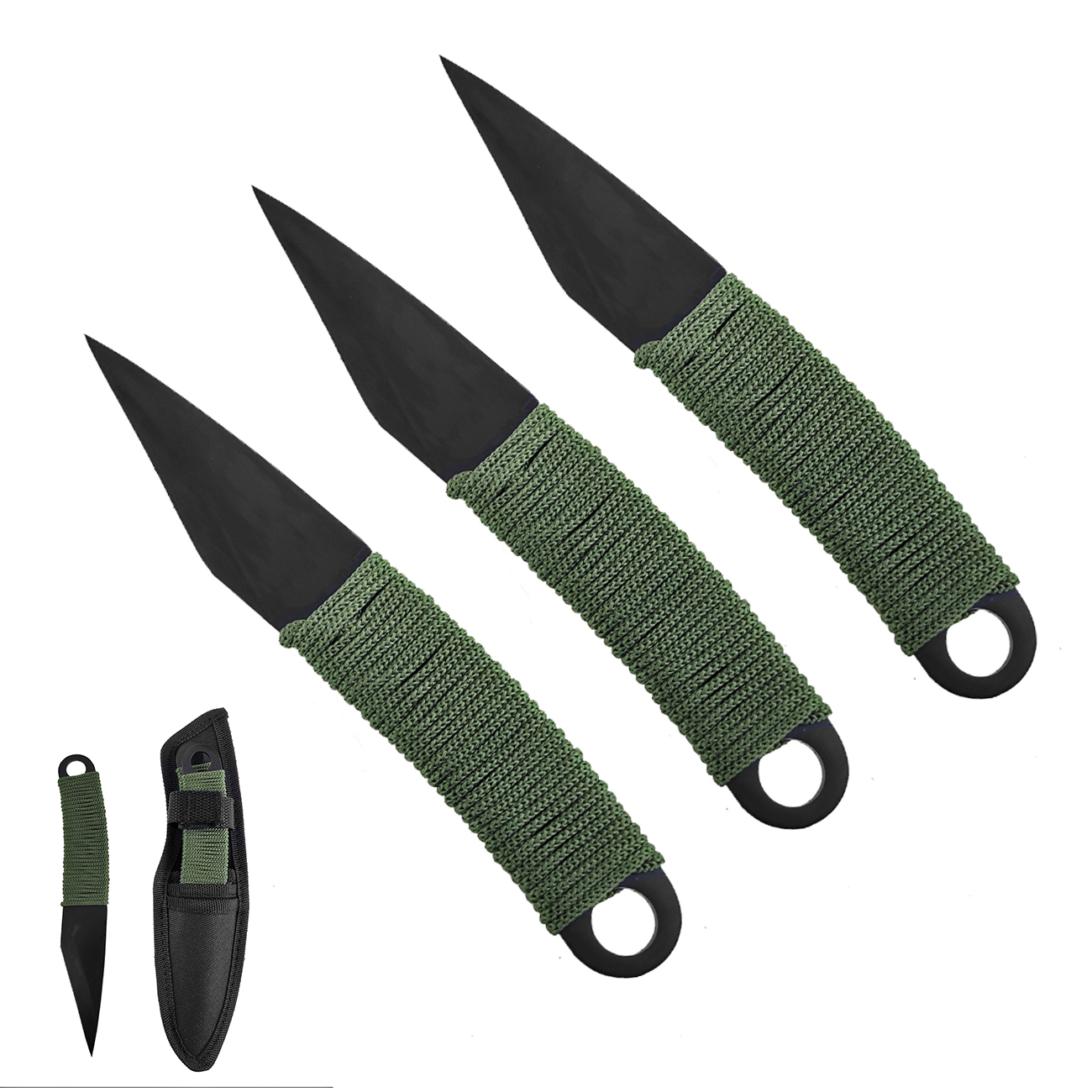 CHZ Vrhací nože "ARMY SHARP" 3 kusy