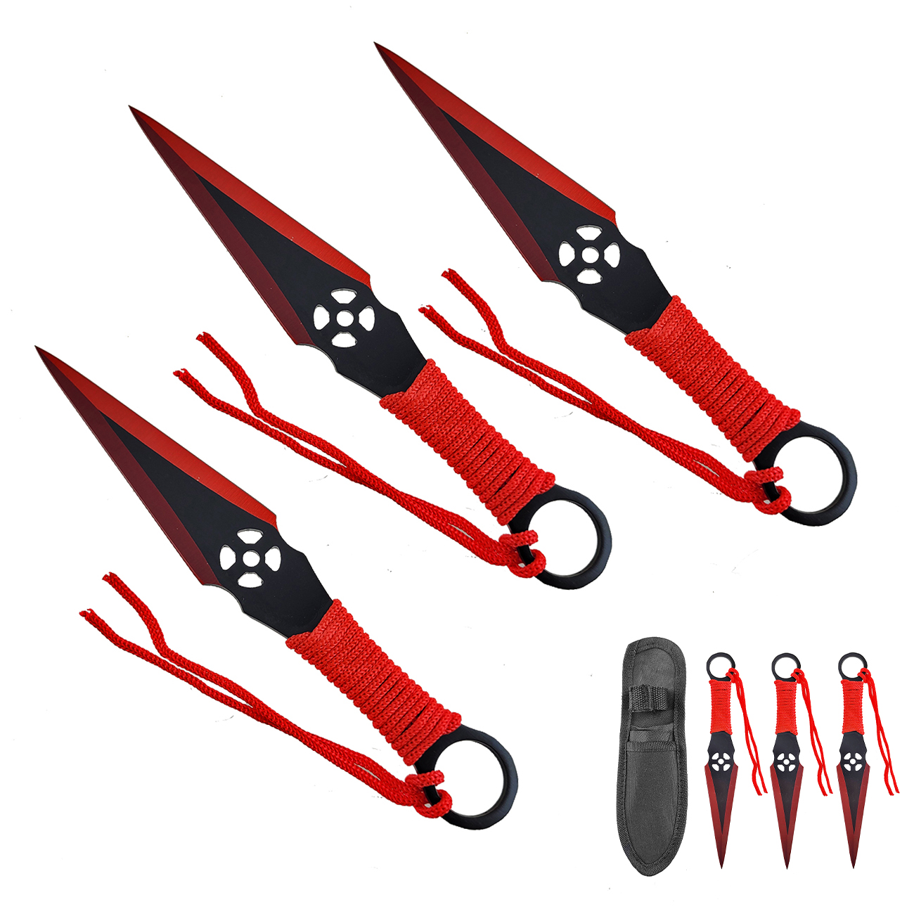 CHZ Vrhací nože "RED AIMER" - 3 ks