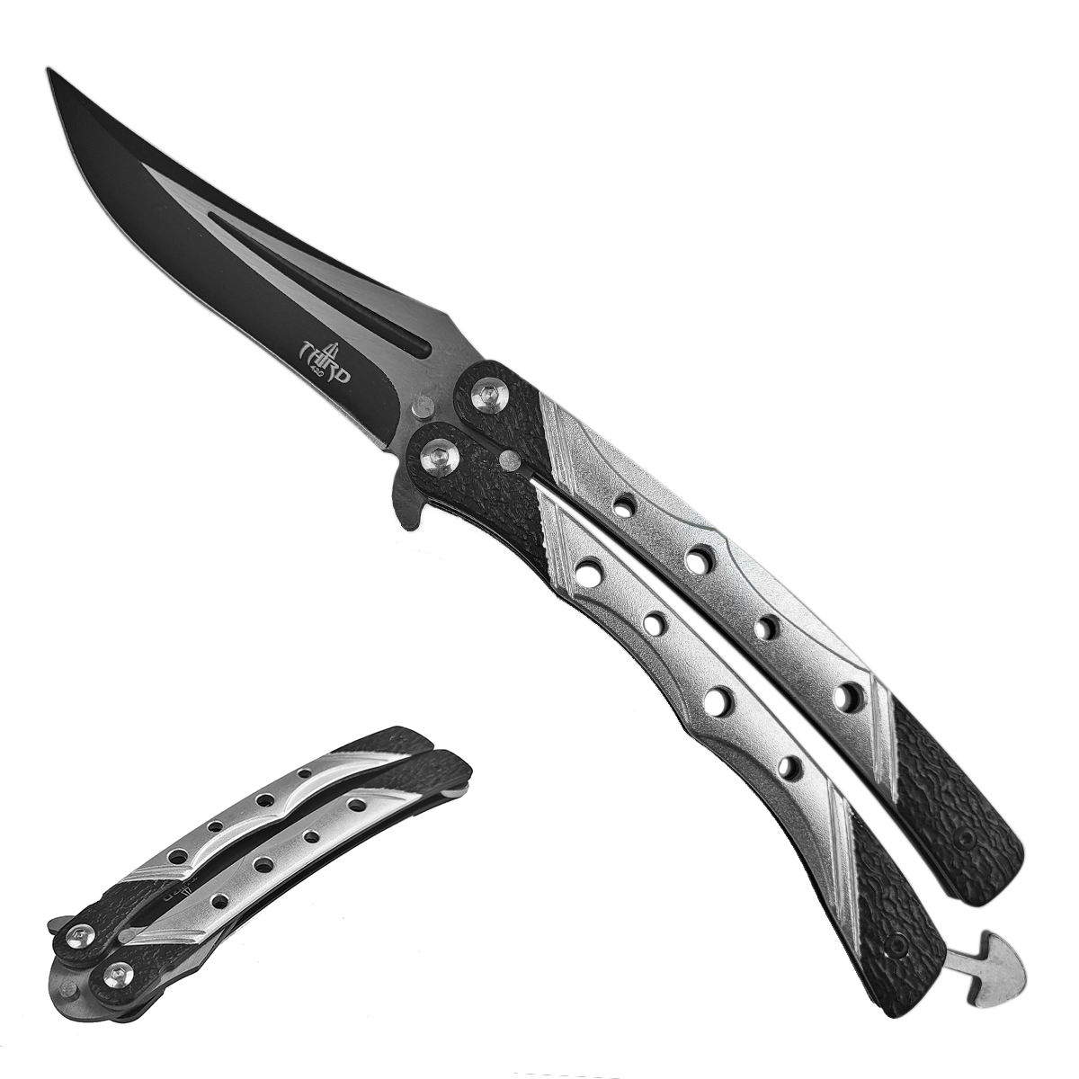 Amont Balisong "SILVER RAPTOR"