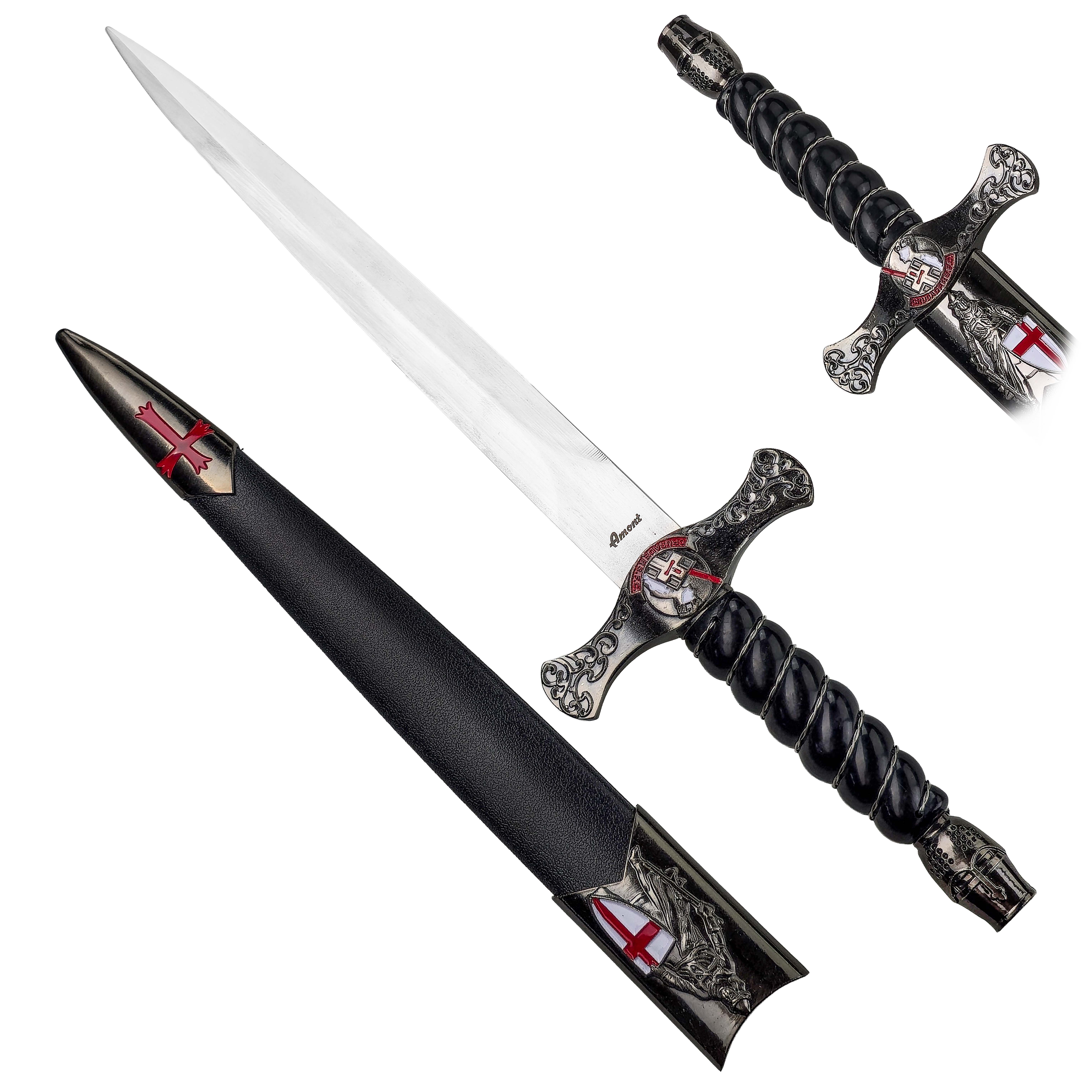 Amont Středověká dýka "TEMPLAR"