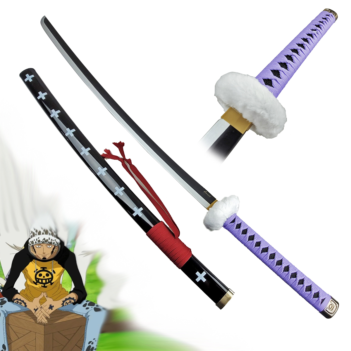 Amont Dřevěná katana "KIKOKU" One Piece
