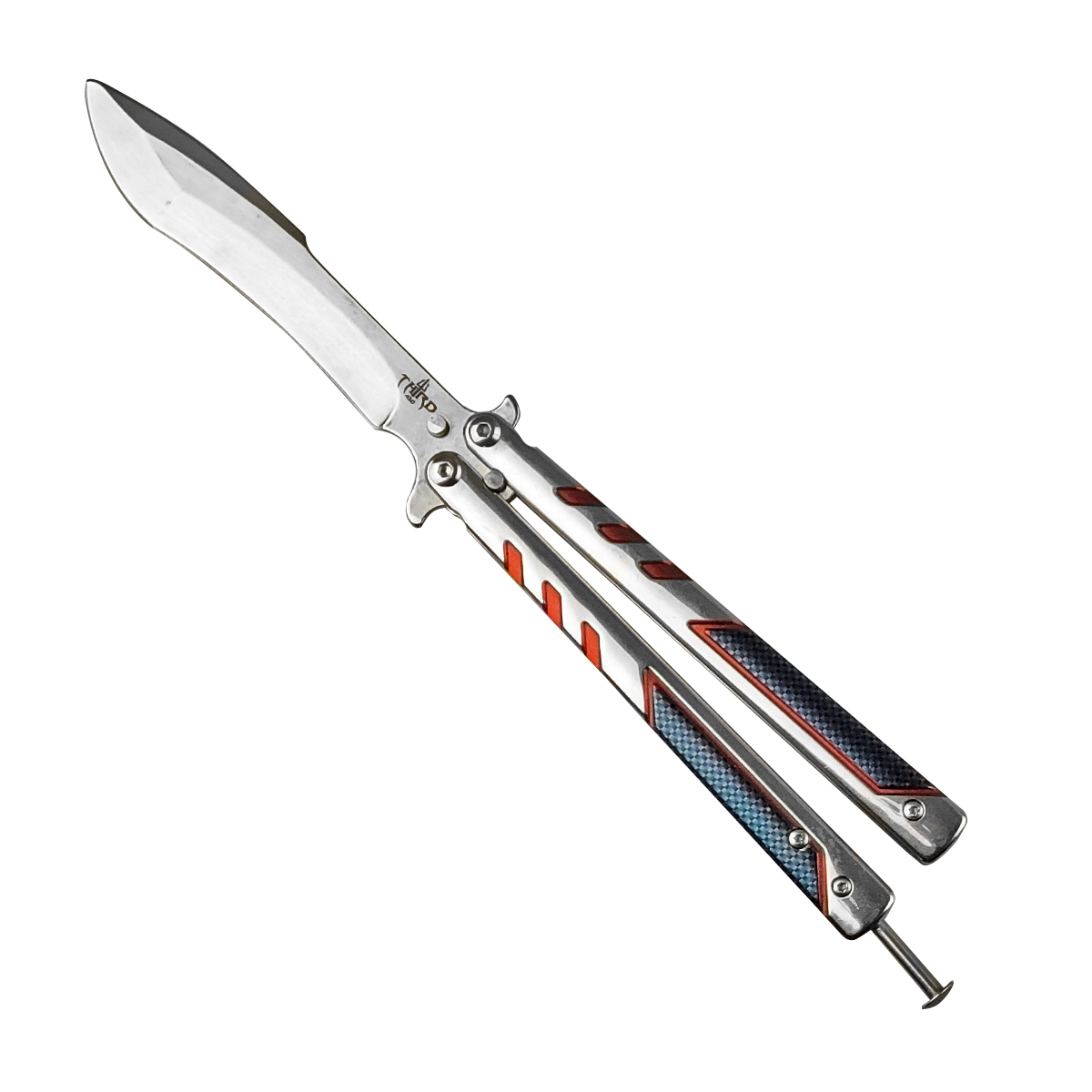 Amont Stylový Balisong "STEEL GALAXY"