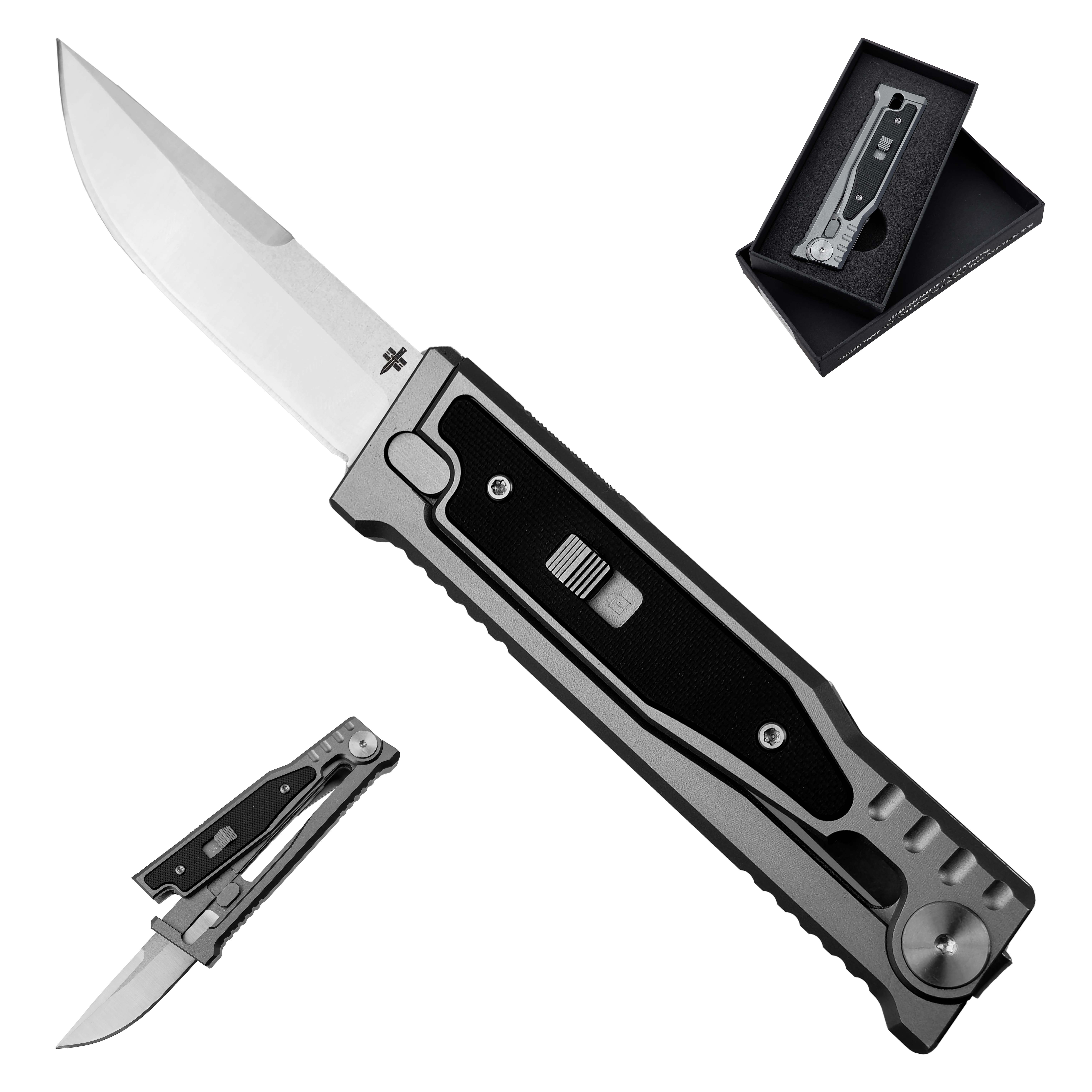 CHZ Gravitační nůž "GRAVITY KNIFE D2 ARGENT"