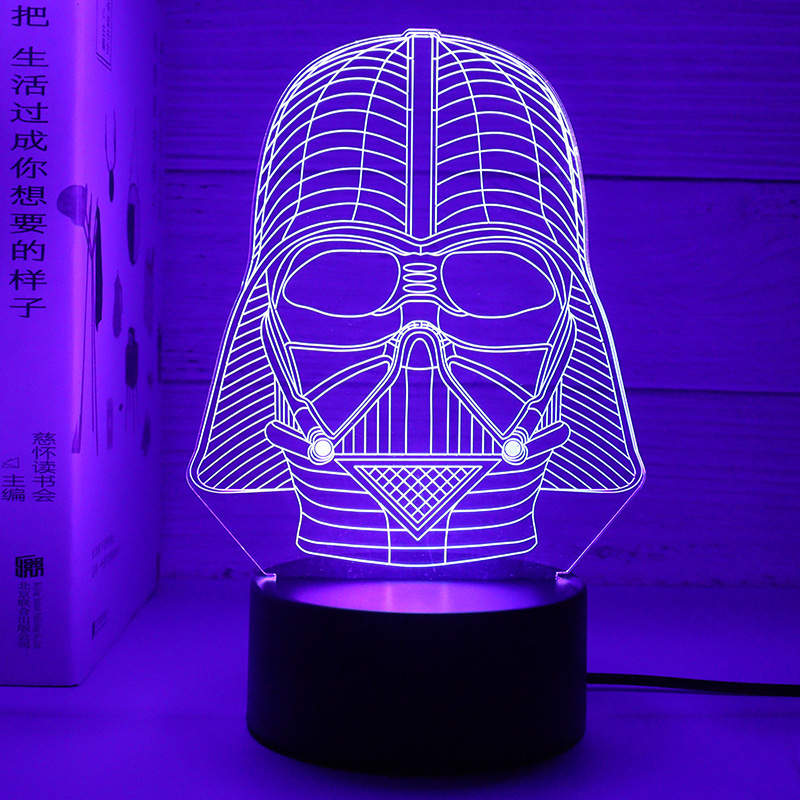 CHZ 3D akrylová stolní lampička "DARTH VADER" - STAR WARS