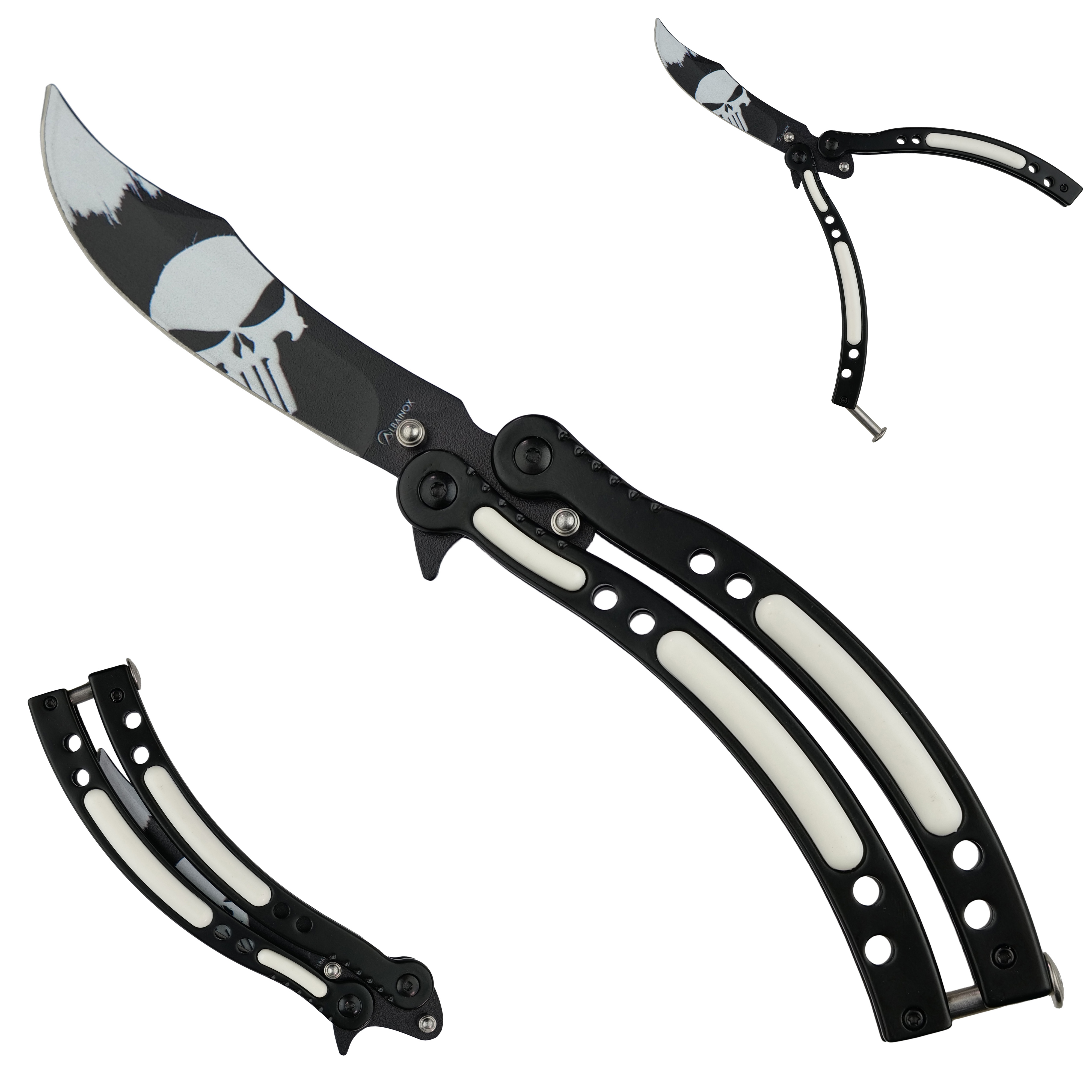 Albainox Balisong "PUNISHER FLIPPER" ostrý