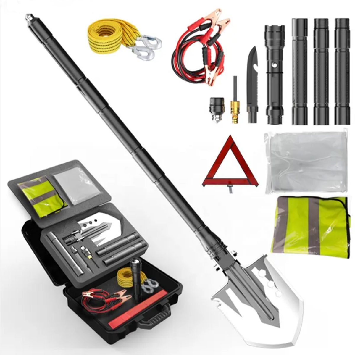 CHZ Multifunkční box "CAR WAR KIT" s výbavou do auta | 12v1