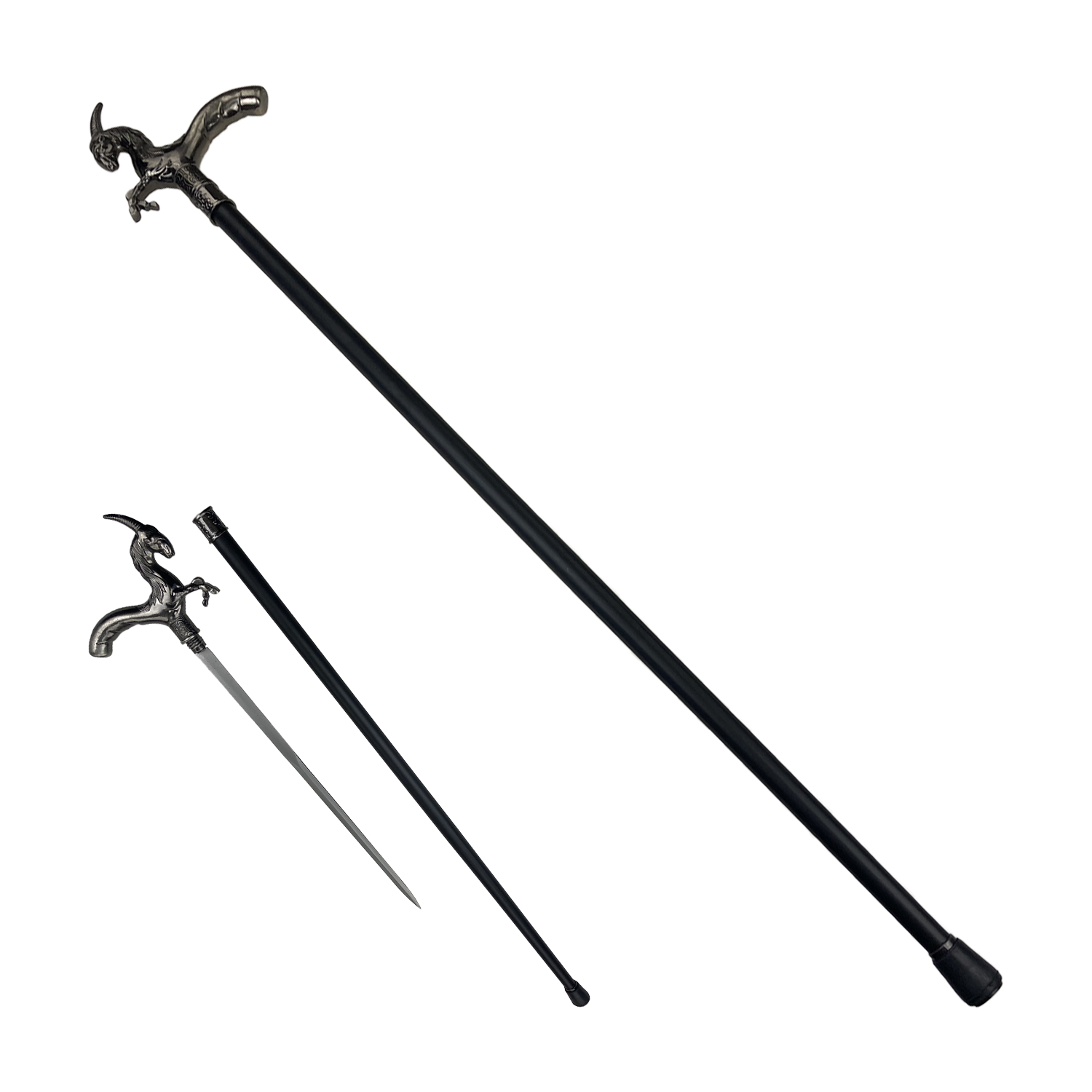 CHZ Vycházková hůl s čepelí  "DEVIL'S GOAT"