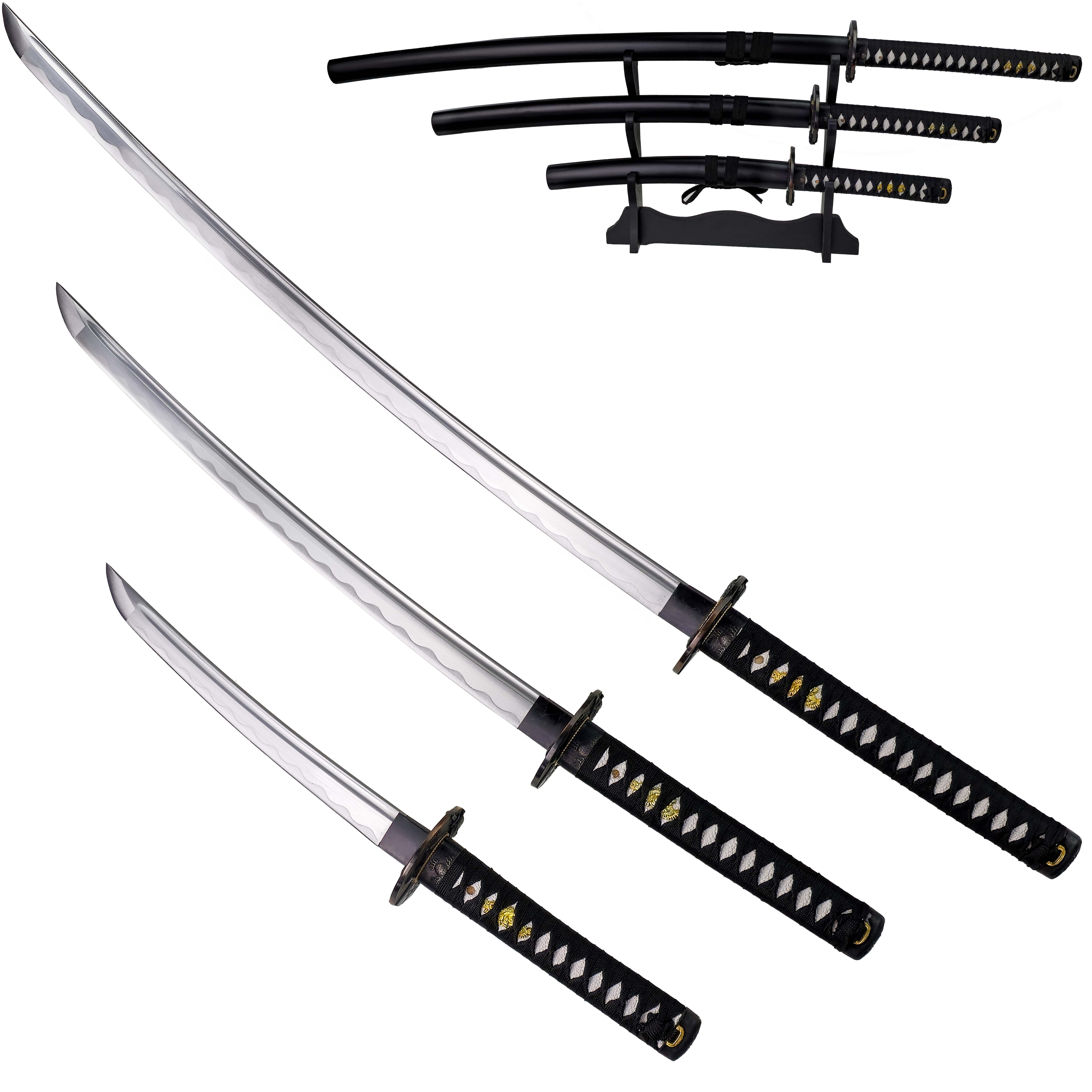 CHZ Sada samurajských mečů "BEST OF SAMURAI" se stojánkem