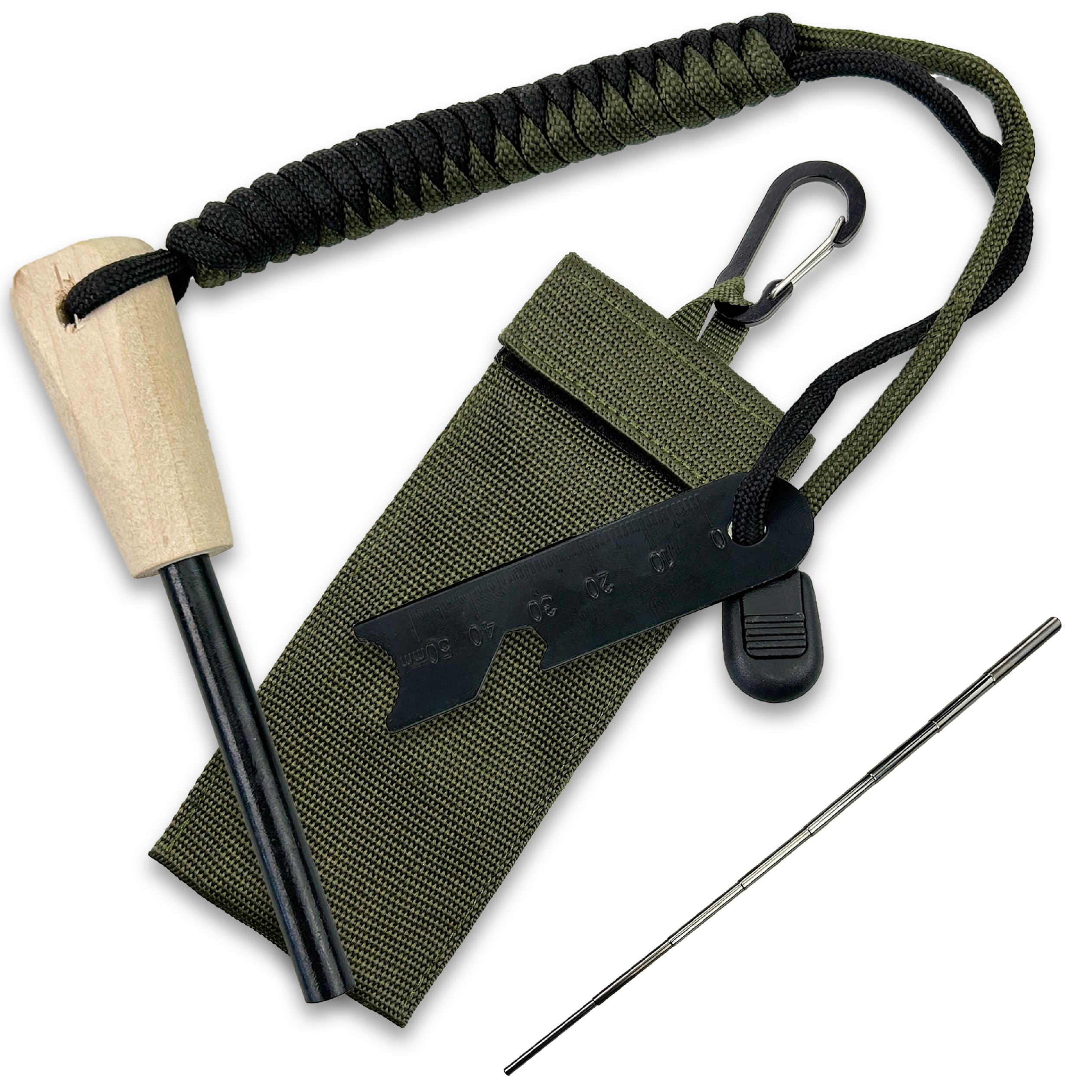 CHZ Sada pro rozdělání ohně "FIRESTARTER GREEN"